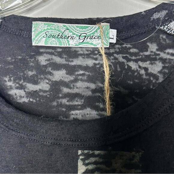 Arkansas Large Southern Grace leopard home lace shirt - Picture 3 of 6